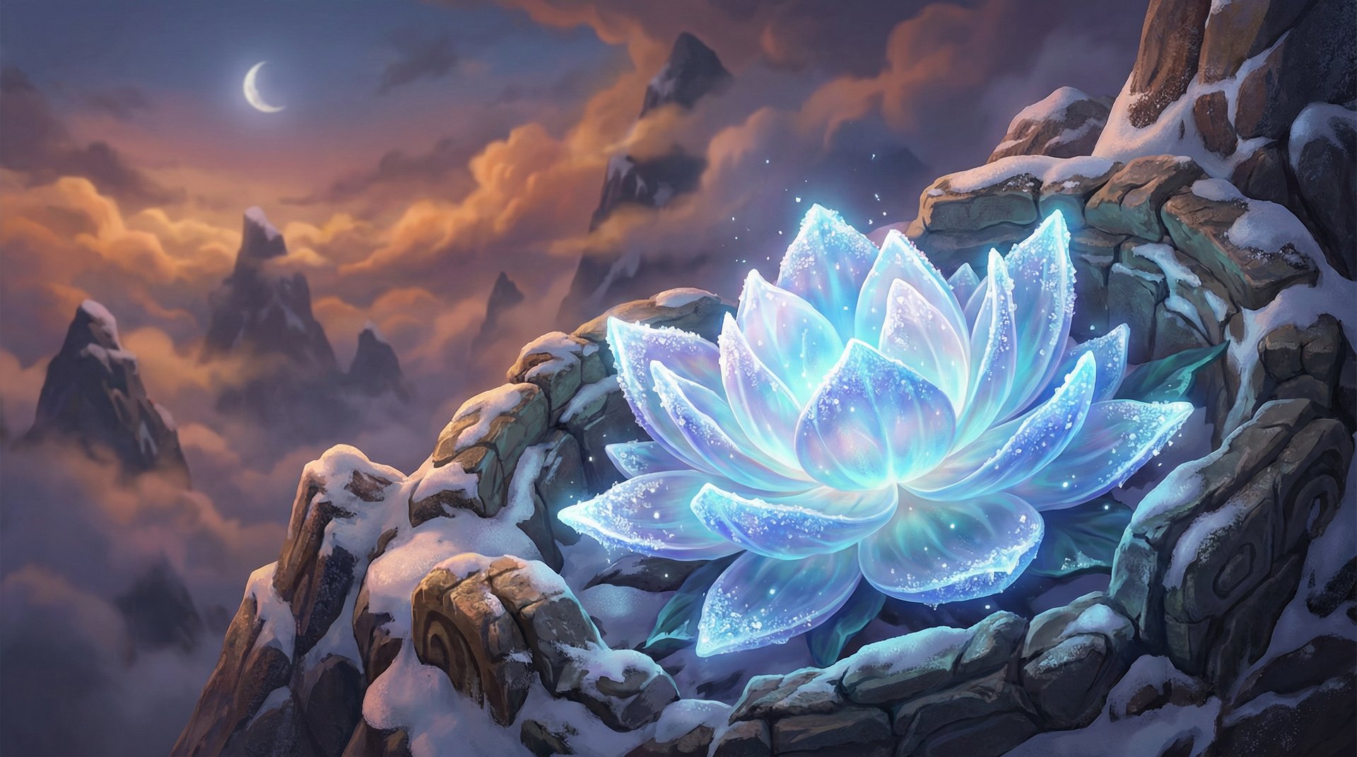 情侣自拍雪莲花生长全记录植物视频