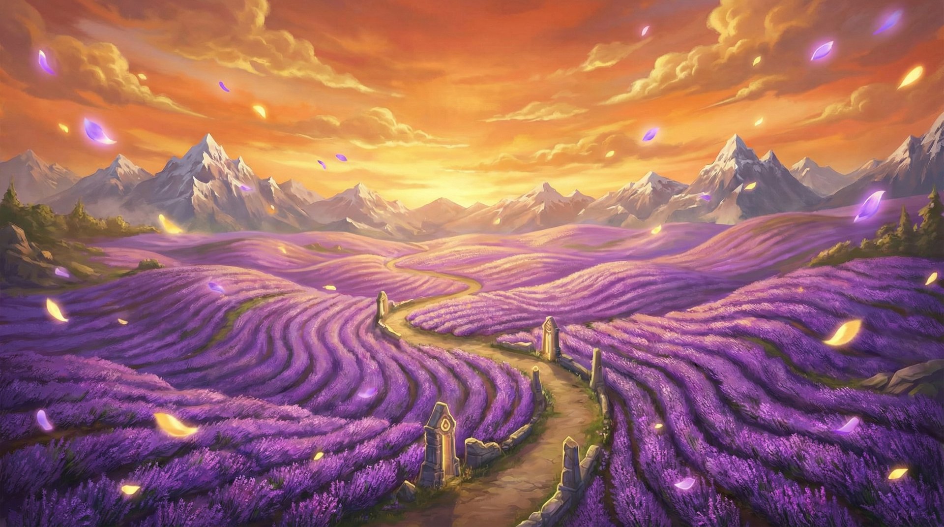 情侣自拍薰衣草花海航拍植物视频